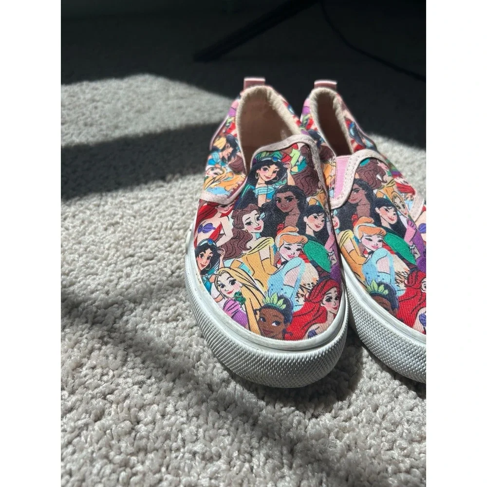 Girls Ground Up Disney Princess Slip On Shoes Sz 13